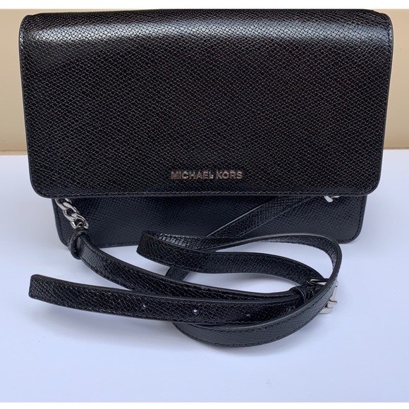 New Michael Kors Leather Crossbody Purse - Picture 3 of 4